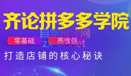 齐论拼多多vip课程-闲赋网