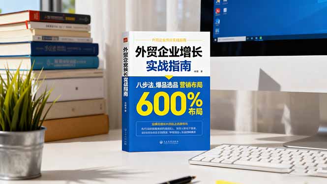 外贸企业增长实战指南，八步法、爆品选品、营销布局，业绩增长300%-闲赋网