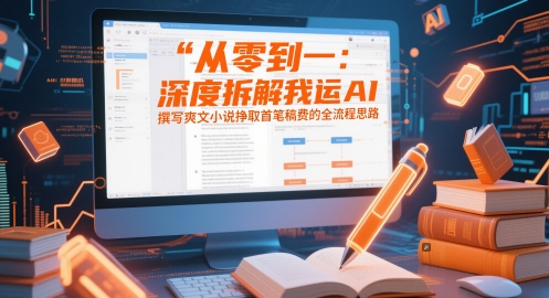 从零到一：深度拆解我运用AI撰写爽文小说挣取首笔稿费的全流程思路-闲赋网