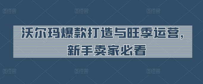 沃尔玛爆款打造与旺季运营，新手卖家必看-闲赋网