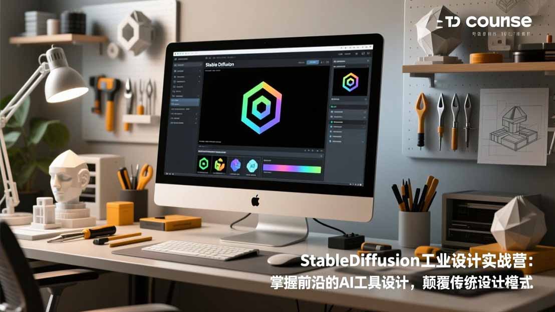 StableDiffusion工业设计实战营：掌握前沿的AI工具设计，颠覆传统设计模式-闲赋网