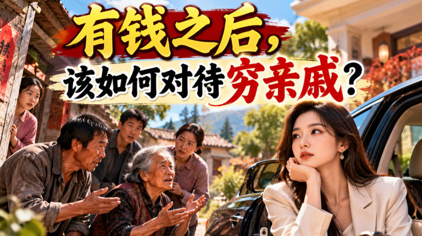 某公众号付费文章：有钱之后，该如何对待穷亲戚？-闲赋网