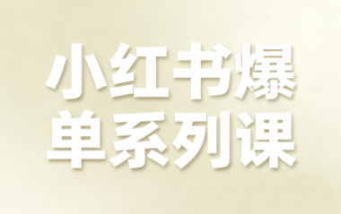 尼采老师·小红书爆单系列课-闲赋网