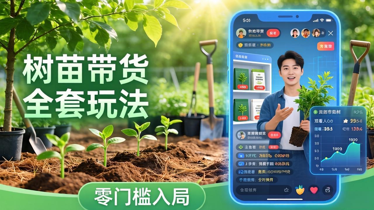 0b5ccd9a4897ae55a4614fb807ce9ad9.jpeg 视频号AI树苗带货全套玩法:零门槛入局,掌握豆包、千问等AI工具制作树苗视频的全套流程