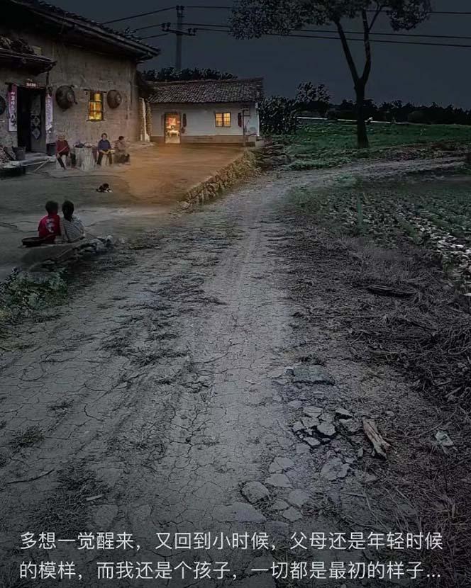 (8568期)视频号乡村夜景治愈视频课程，一条龙实操玩法(教程+素材+软件)-闲赋网