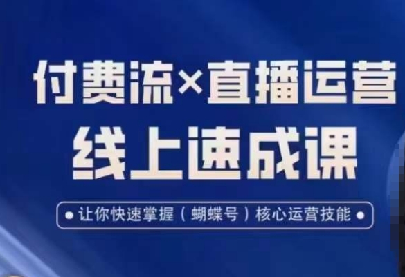 视频号付费流实操课程，付费流✖️直播运营速成课，让你快速掌握视频号核心运营技能-闲赋网