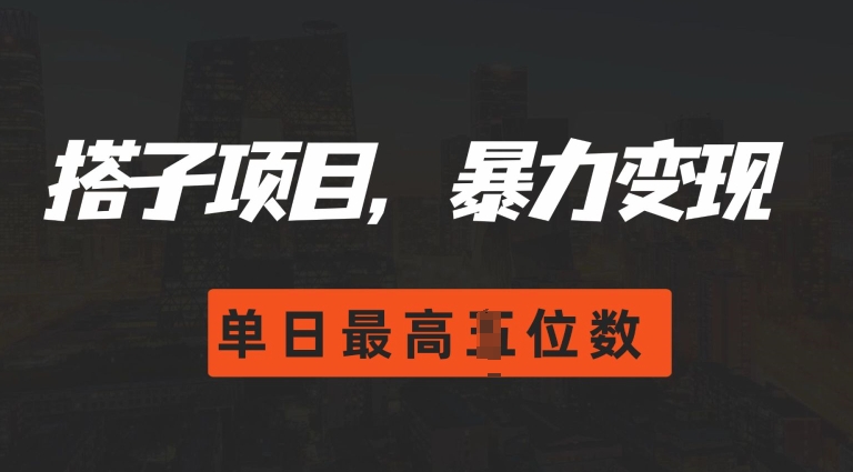 2024搭子玩法，0门槛，暴力变现，单日最高破四位数【揭秘】-闲赋网