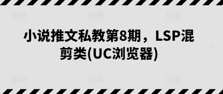 小说推文私教第8期，LSP混剪类(UC浏览器)-闲赋网