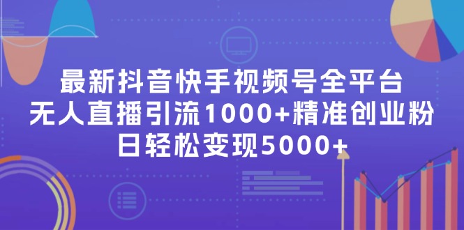最新抖音快手视频号全平台无人直播引流1000+精准创业粉，日轻松变现5000+-闲赋网