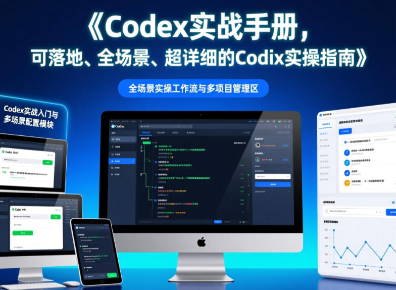 1634ec2bb5574553c699b01ae755e42b.jpeg Codex实战手册,可落地、全场景、超详细的Codex实操指南