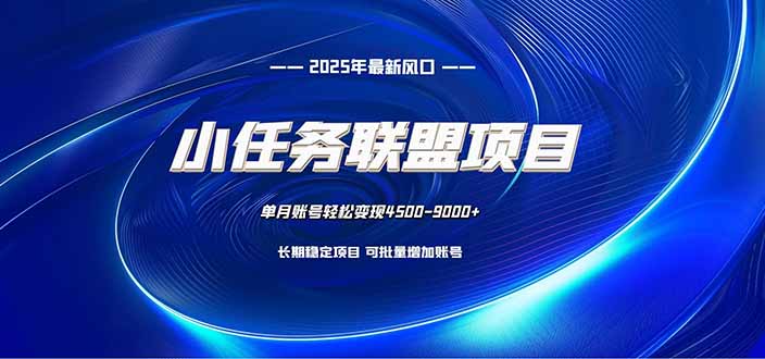 小任务联盟项目：一台电脑每天只需10分钟，轻松简单稳定-闲赋网