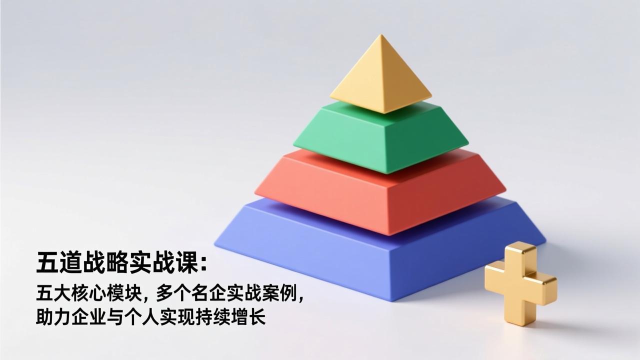 五道战略实战课：五大核心模块，多个名企实战案例，助力企业与个人实现持续增长-闲赋网