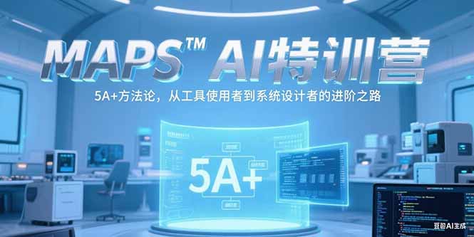 MAPSAI特训营，掌握 5A+方法论，从工具使用者到系统设计者的进阶之路-闲赋网