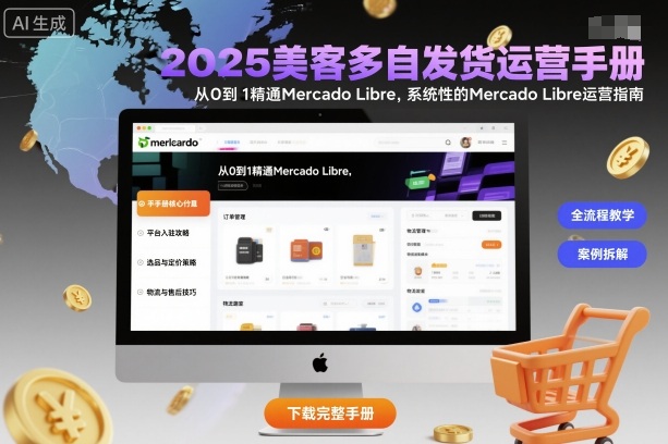 2025美客多自发货运营手册：从0到1精通Mercado Libre，系统性的Mercado Libre运营指南-闲赋网