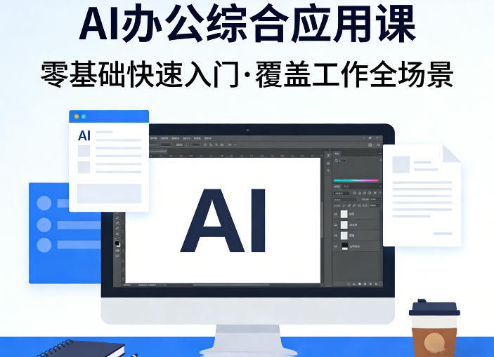 AI办公综合应用课，零基础快速入门，覆盖了工作中各种应用场景-闲赋网
