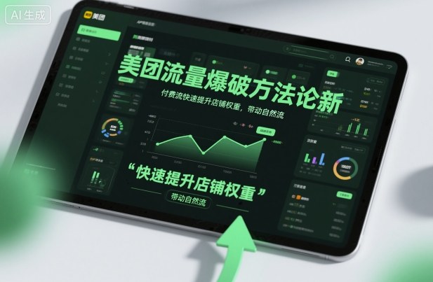 美团流量爆破方法论，付费流快速提升店铺权重，带动自然流-闲赋网