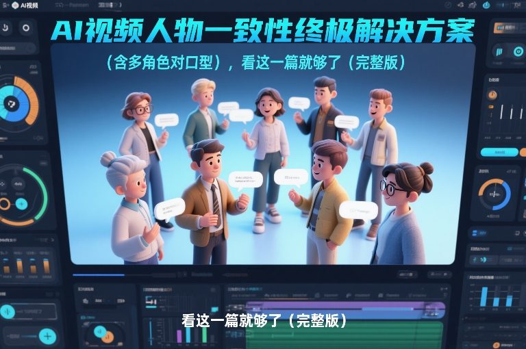 2903fd69dac82a484615f2f2e92d60cc.jpeg AI视频人物一致性终极解决方案(含多角色对口型),看这一篇就够了(完整版)
