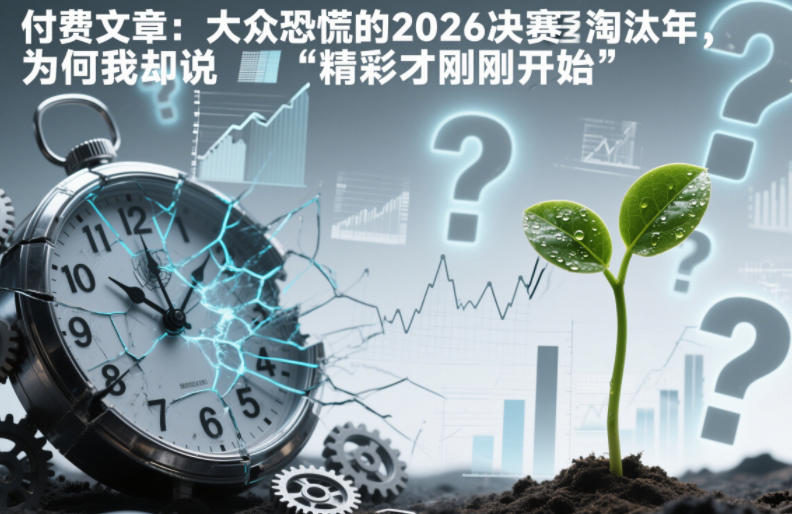 付费文章：大众恐慌的2026决赛淘汰年，为何我却说“精彩才刚刚开始”？-闲赋网