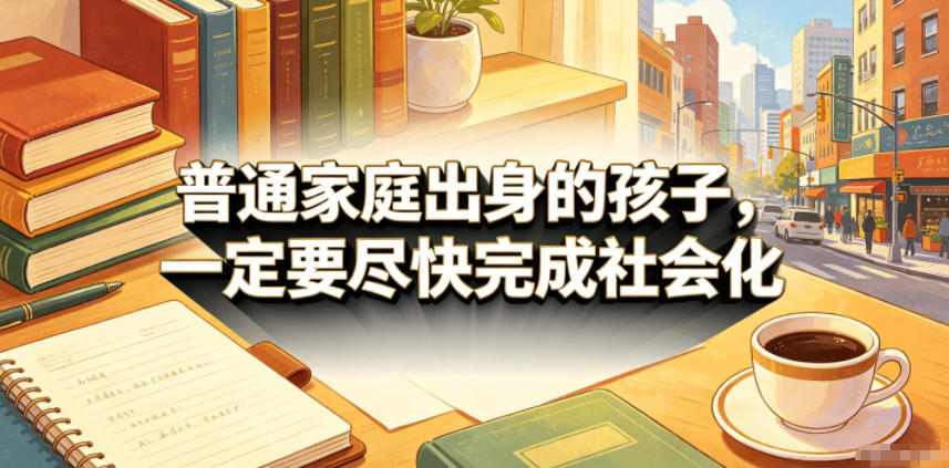 付费文章：普通家庭出身的孩子，一定要尽快完成社会化-闲赋网