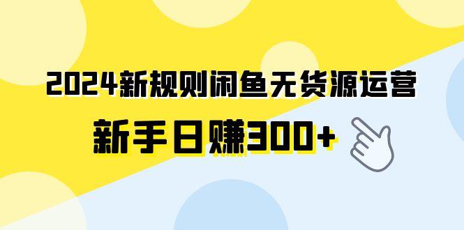 (9522期)2024新规则闲鱼无货源运营新手日赚300+-闲赋网