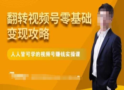 微信视频号零基础变现攻略，人人皆可学的视频号赚钱实操课-闲赋网