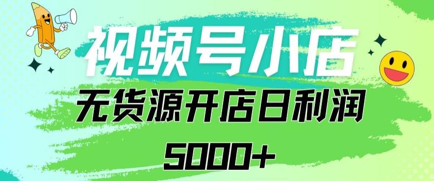 视频号无货源小店从0到1日订单量千单以上纯利润稳稳5000+【揭秘】-闲赋网