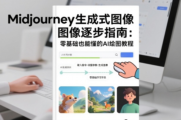 Midjourney生成式图像逐步指南：零基础也能懂的AI绘图教程-闲赋网