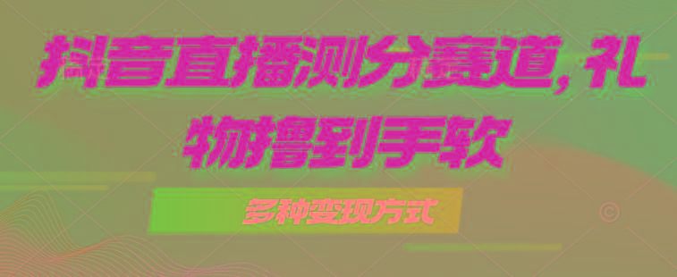 抖音直播测分赛道，多种变现方式，轻松日入1000+-闲赋网
