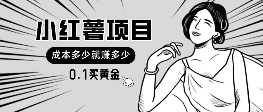 小红薯暴力项目，0.1买黄金。操作简单，日入无上限，可无限扩大。-闲赋网