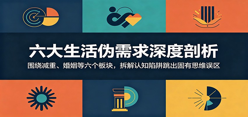 六大生活伪需求深度剖析：围绕减重、婚姻等六个板块，拆解认知陷阱跳出固有思维误区-闲赋网