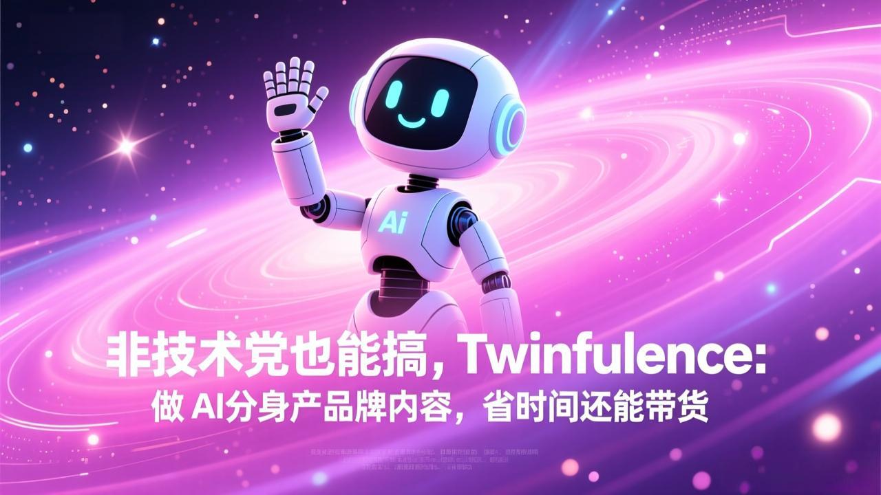 非技术党也能搞!Twinfluence:做 AI 分身产品牌内容,省时间还能带货-闲赋网