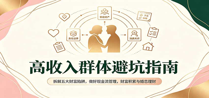 高收入群体避坑指南：拆解五大财富陷阱，做好现金流管理，财富积累与婚恋理财-闲赋网