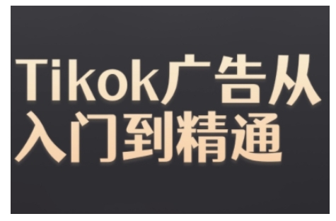 Tiktok Ads实操教程，Tiktok广告从入门到精通-闲赋网