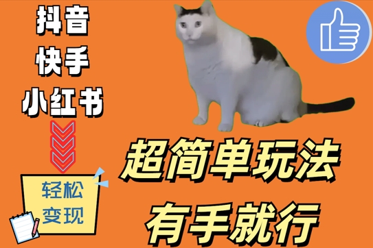 超简单玩法，有手就行，靠猫咪视频日入500+【揭秘】-闲赋网