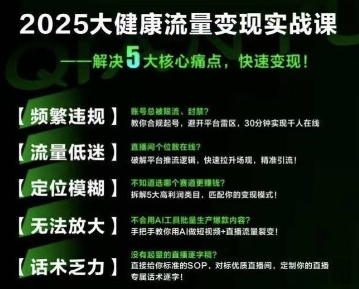 大健康流量全域新增长8.0，三月底线下课视频，大健康万亿蓝海，从类目突围到模式迭代-闲赋网