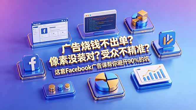 4adda60174230daa008b93cf40f83d40.jpeg 广告烧钱不出单?像素没装对?受众不精准?这套Facebook广告课帮你避开90%的坑-原创双语字幕