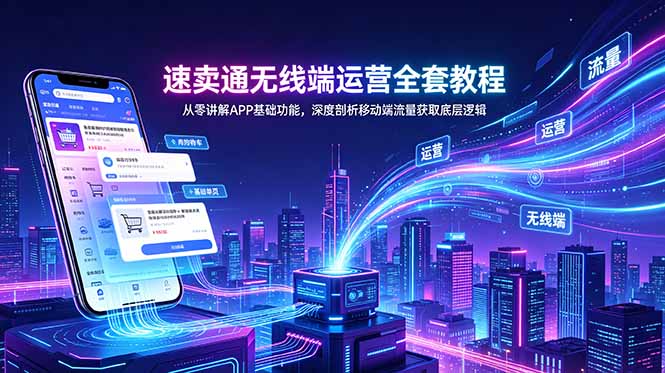 4b74afca4a4437b244f4ee19ebe70fb4.jpeg 速卖通无线端运营全套教程,从零讲解APP基础功能,深度剖析移动端流量获取底层逻辑