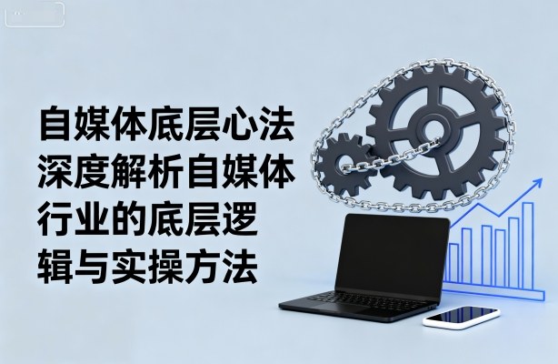 自媒体底层心法，深度解析自媒体行业的底层逻辑与实操方法-闲赋网