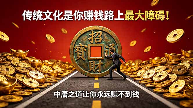 付费文章：传统文化是你赚钱路上最大障碍！中庸之道让你永远赚不到钱-闲赋网