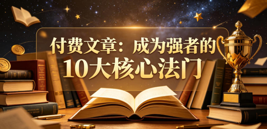 付费文章：成为强者的10大核心法门-闲赋网