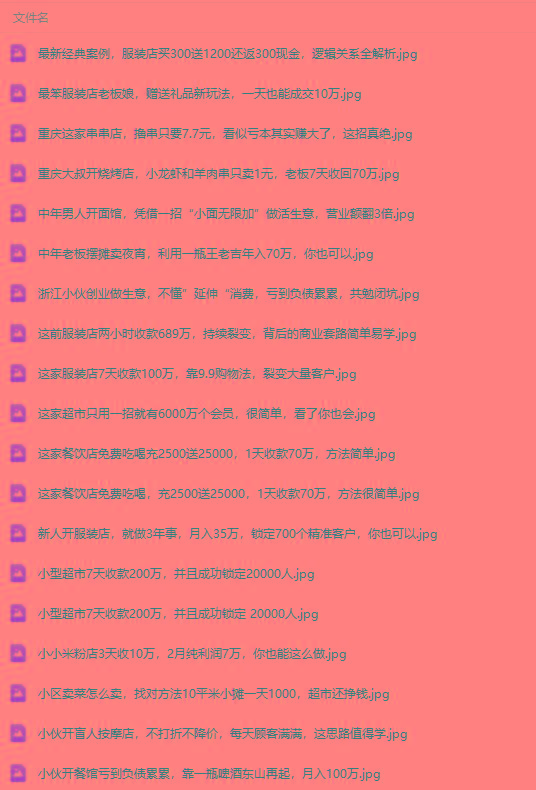 (9607期)真实有效391套商业模式，年入几十到几百万案例解析(电子书+视频+图文)