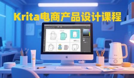 大梦老师·Krita电商产品设计课程-闲赋网