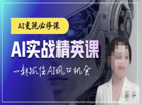 AI实战精英课，chatgptAI实战教程，一起抓住AI风口的机会-闲赋网