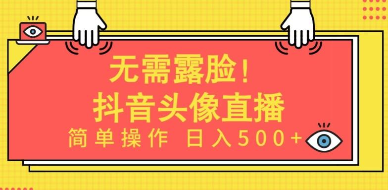 无需露脸，Ai头像直播项目，简单操作日入500+【揭秘】-闲赋网