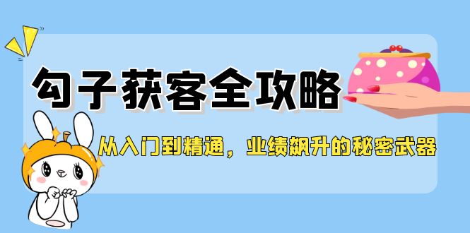 从入门到精通，勾子获客全攻略，业绩飙升的秘密武器-闲赋网
