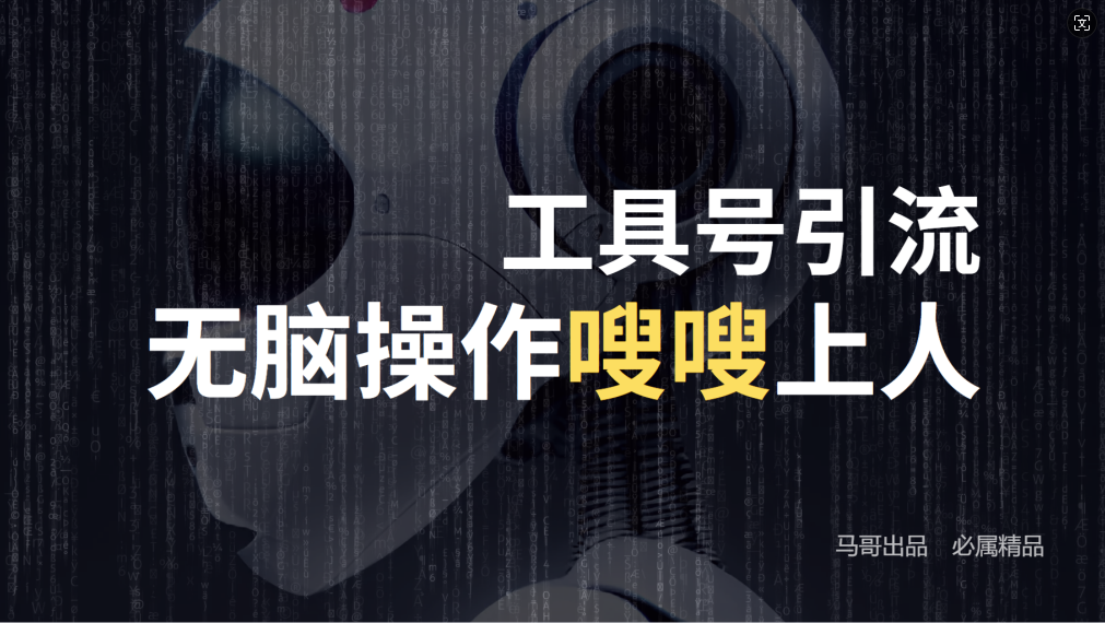 24年抖音最新工具号日引流300+创业粉，日入5000+-闲赋网