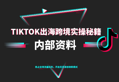TikTok跨境电商0-1搭建运营(更新10月)-闲赋网