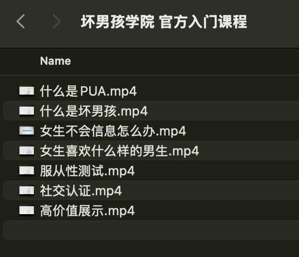 坏男孩学院 官方入门课程-闲赋网