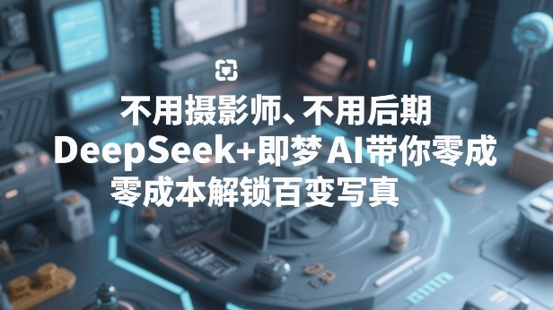 不用摄影师、不用后期，DeepSeek+即梦AI带你零成本解锁百变写真！-闲赋网