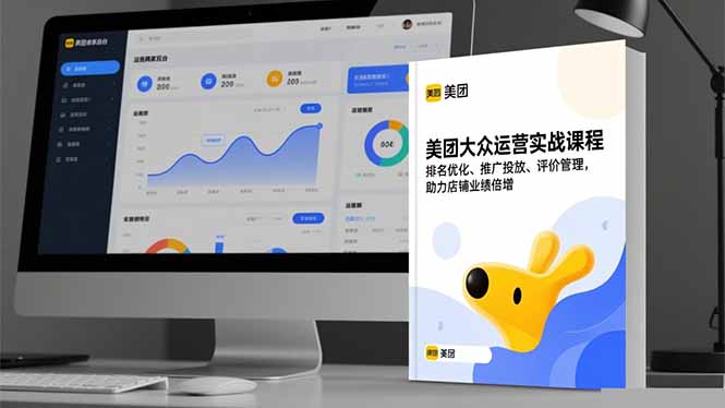 美团大众运营实战课程，排名优化、推广投放、评价管理，助力店铺业绩倍增-闲赋网